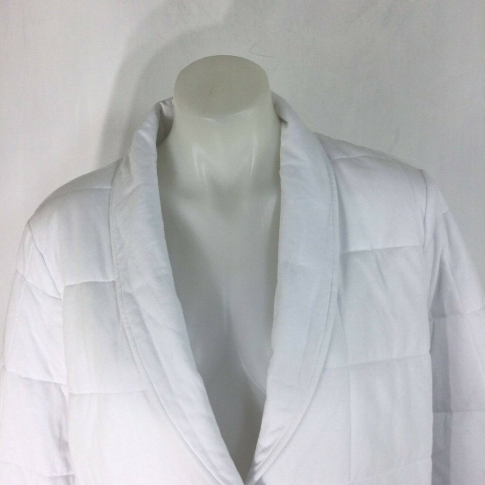 Eileen Fisher Quilted Organic Cotton Jersey Jacket - Picture 10 of 12